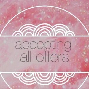 Make an offer and I’ll accept!